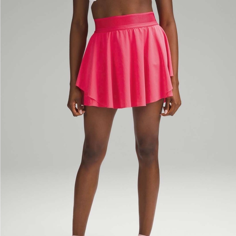 lululemon athletica Vibrant Pink court rival Skirt